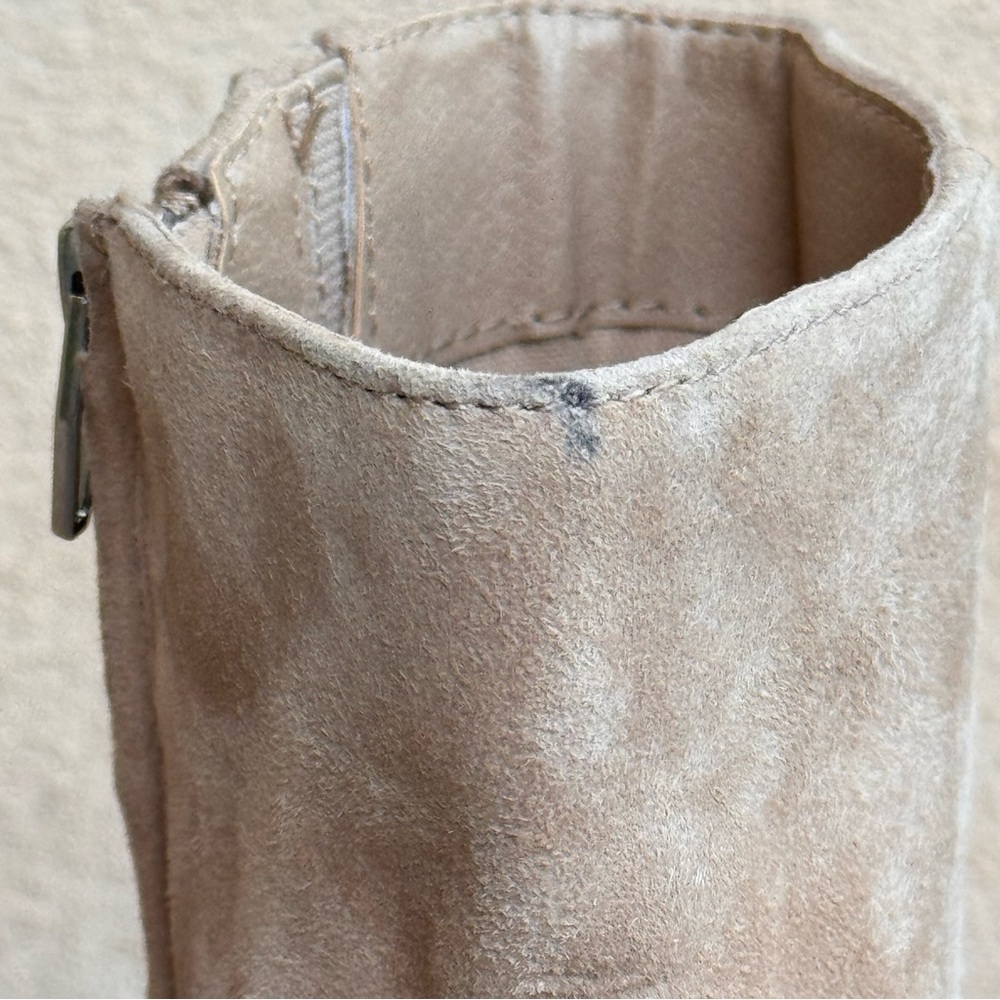 Dolce Vita Ulyses Beige Suede Ankle Boots Womens  8.5 - Picture 15 of 16